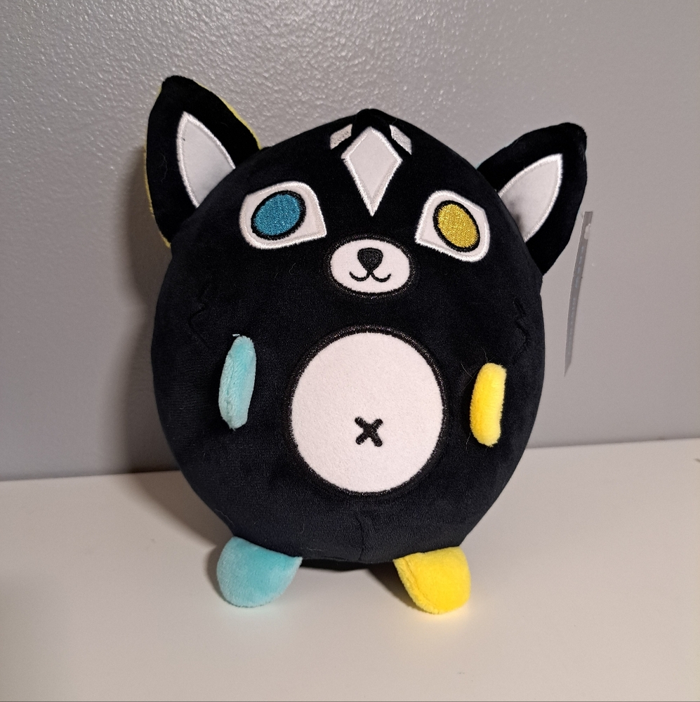 Krew District‎ KF Teddy 7" Black Cat Plush Funneh Soft Squishy Plush Toy